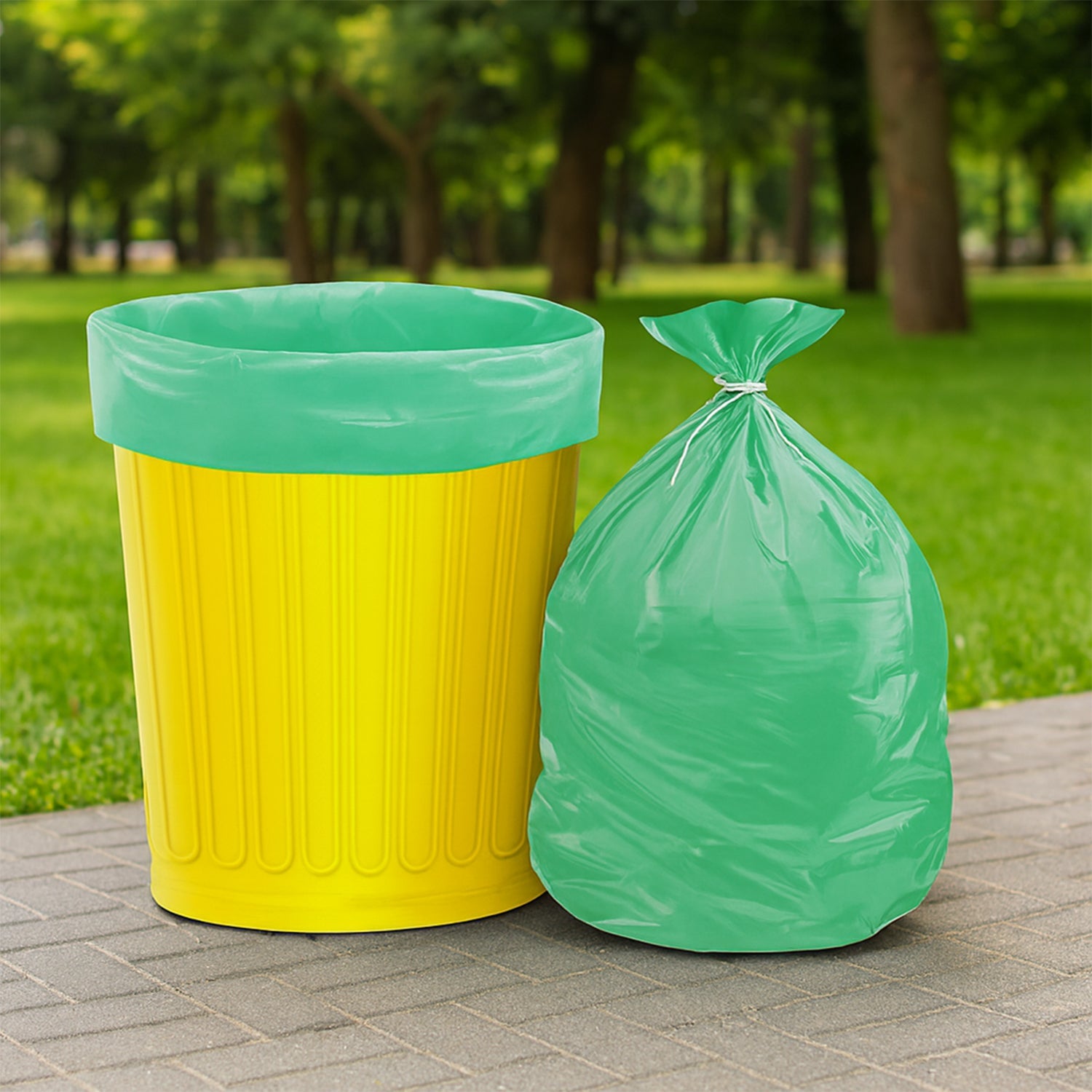 Multipurpose Strong Garbage Bags Roll (45x50cm / 5 Pc) Multipurpose Strong Garbage Bags Roll (45x50cm / 5 Pc)